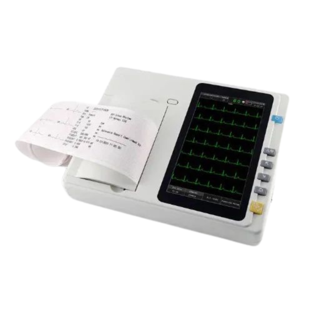 3 Channel ECG Machine 7 Inch Touch Screen